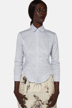 Chemise en coton bleue Paul Harnden