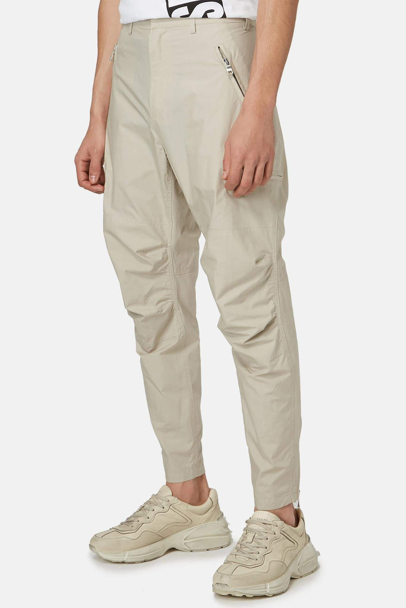 Pantalon en coton beige Balmain