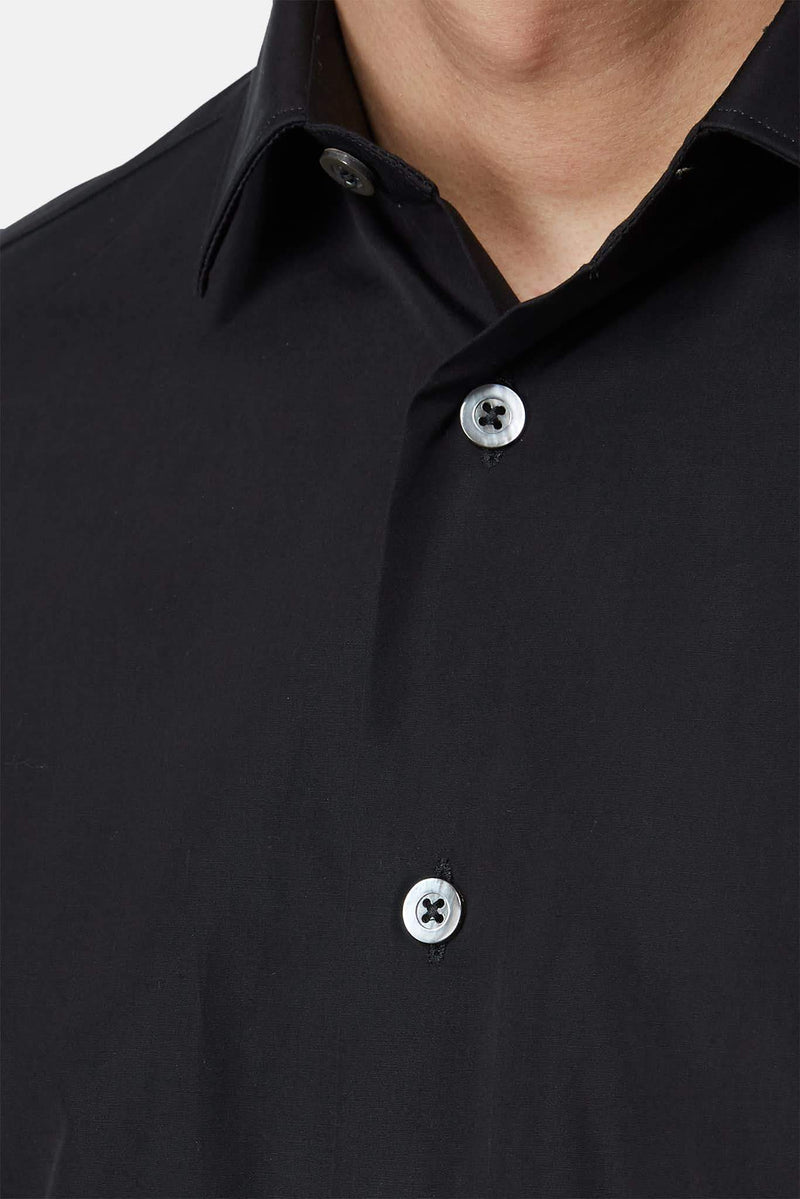 Chemise en coton noire Leclaireur