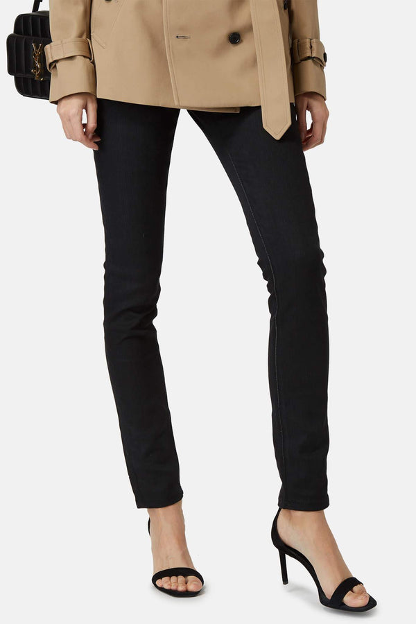 Jean en coton noir Saint Laurent