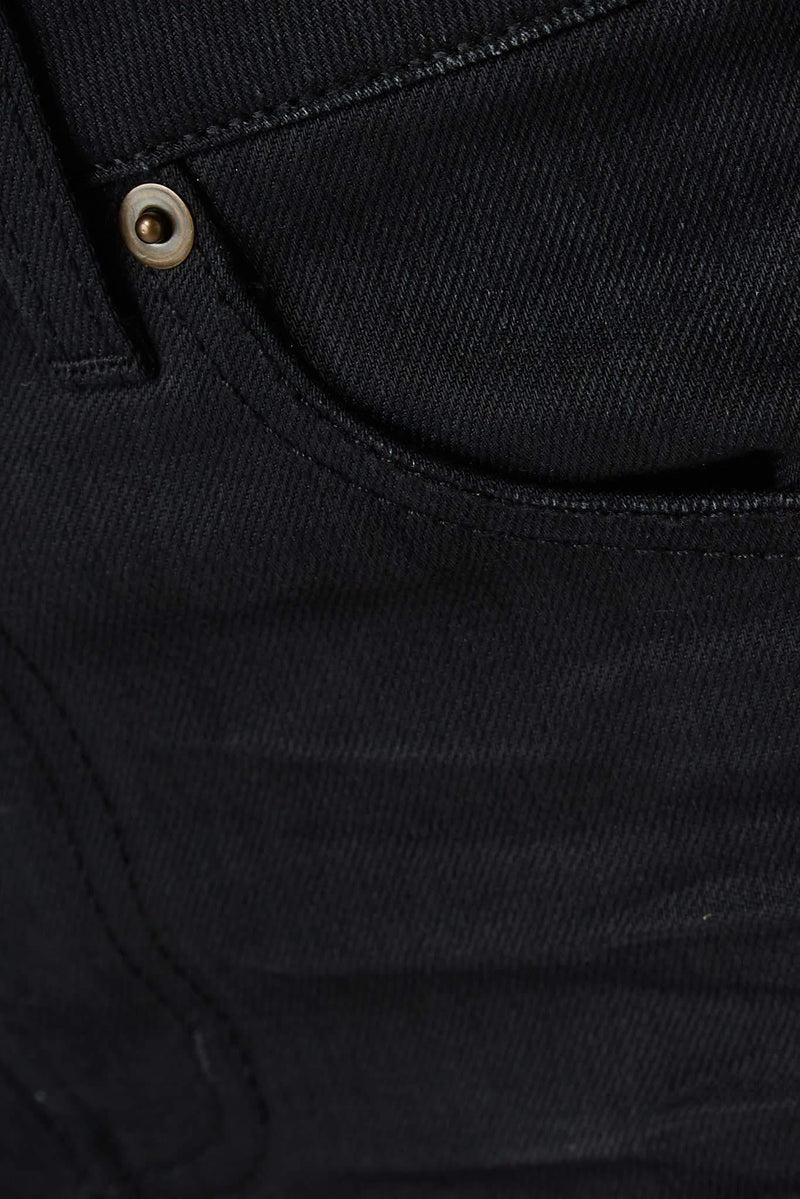 Jean en coton noir Saint Laurent