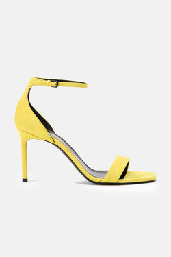 Escarpins effet daim jaunes "Amber" Saint Laurent