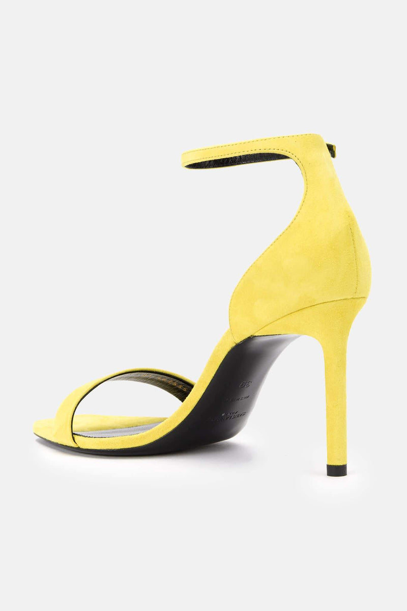 Escarpins effet daim jaunes "Amber" Saint Laurent