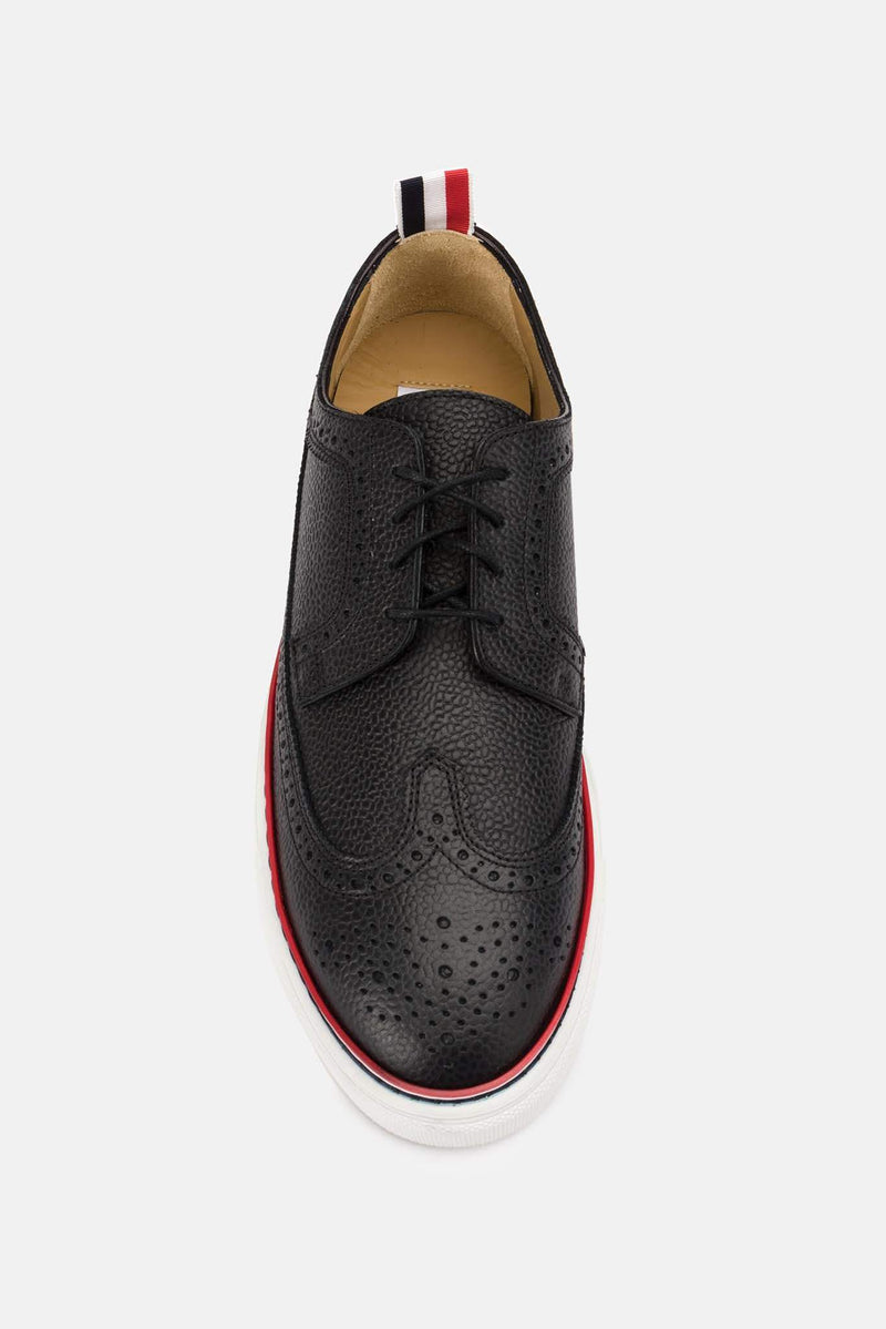 Chaussures de ville en cuir noires Thom Browne