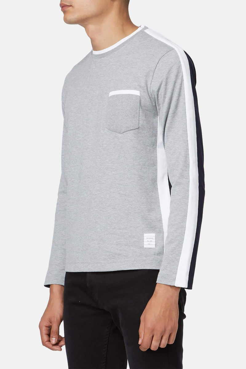 T-shirt en coton gris Thom Browne