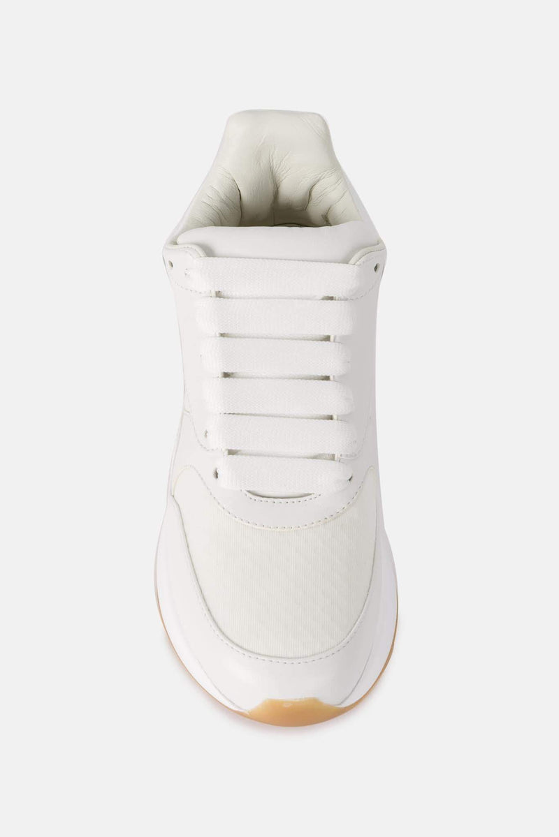 Baskets blanches Oversized Runner Alexander McQueen