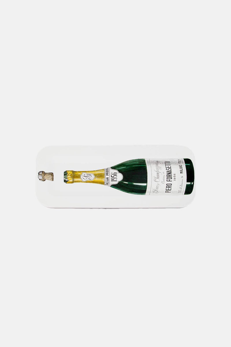 Plateau Champagne 25x60 - blanc Fornasetti