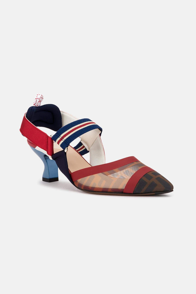 Escarpin multicolores Colibri Fendi