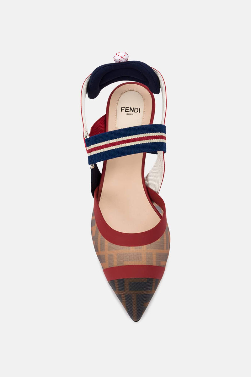 Escarpin multicolores Colibri Fendi