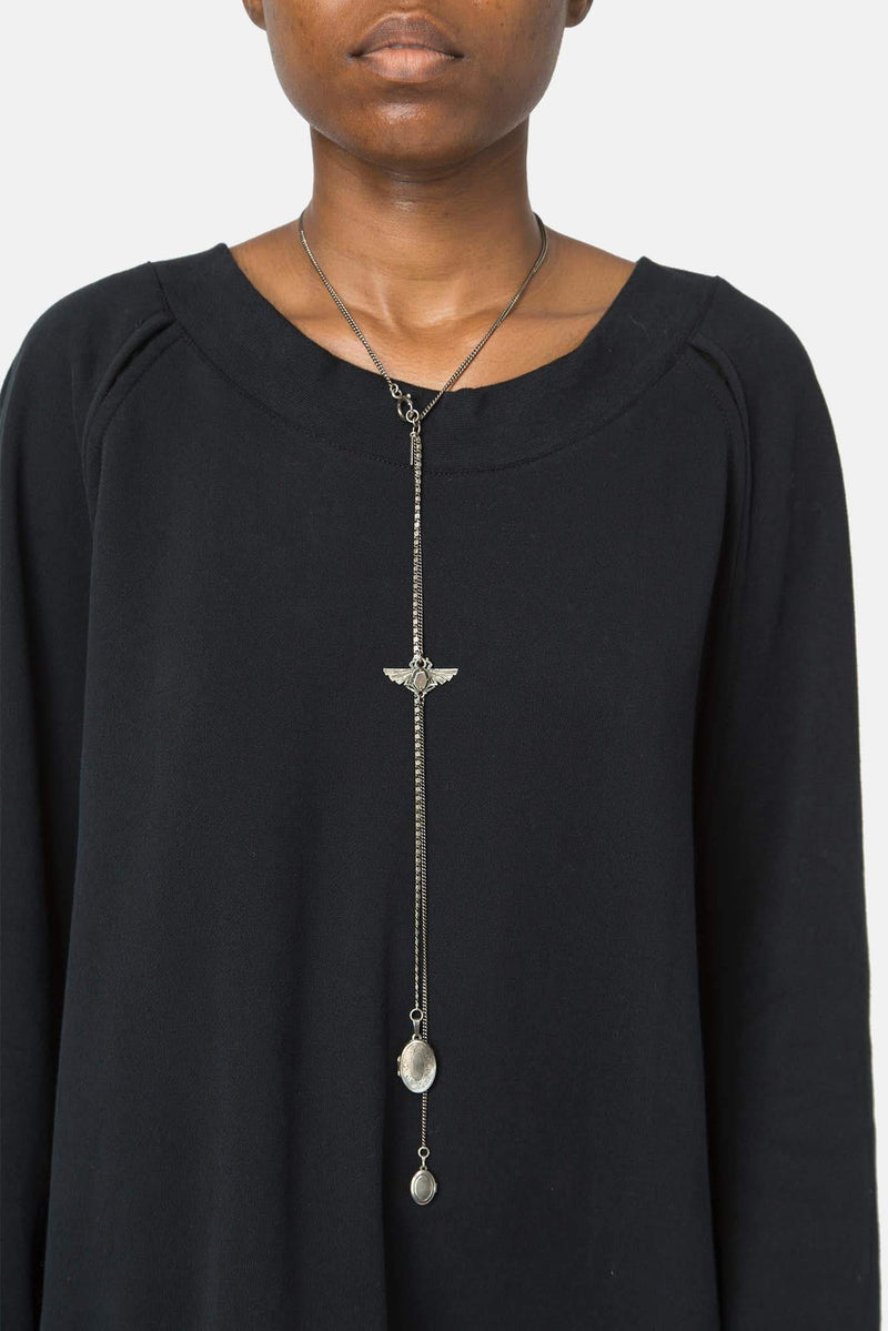 Collier médaillons en argent Ann Demeulemeester