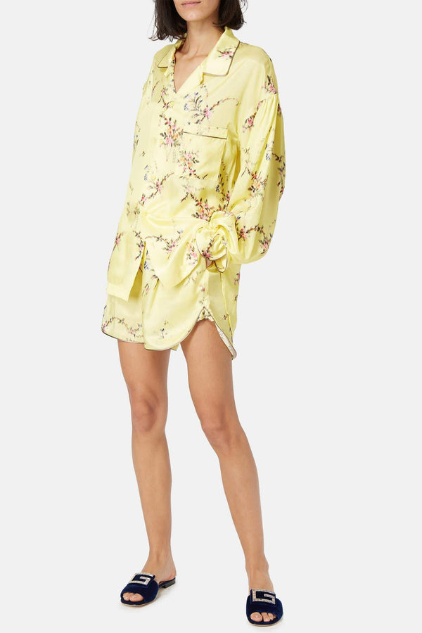 Pyjama imprimé jaune Lilly Preen by Thornton Bregazzi