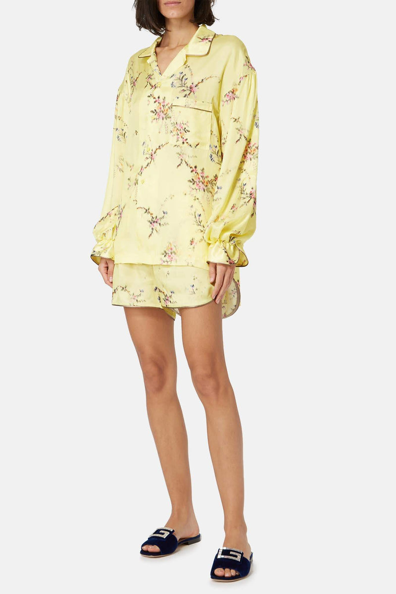 Pyjama imprimé jaune Lilly Preen by Thornton Bregazzi