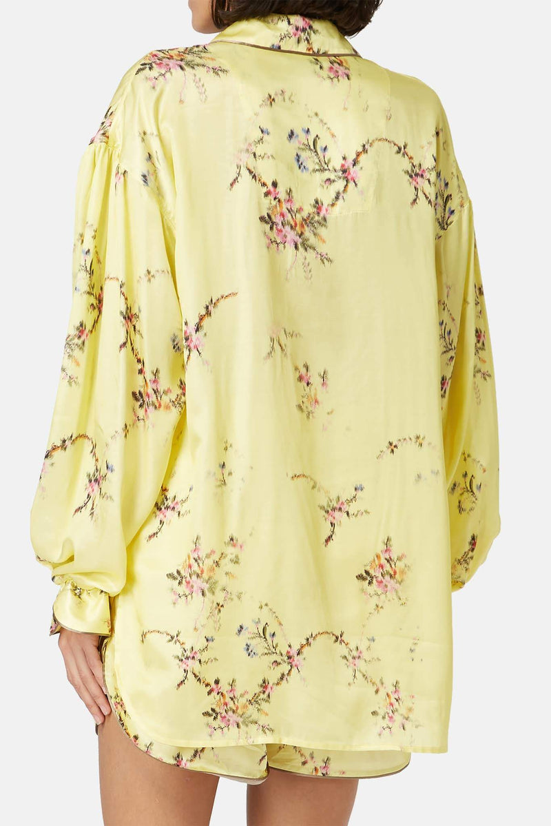 Pyjama imprimé jaune Lilly Preen by Thornton Bregazzi