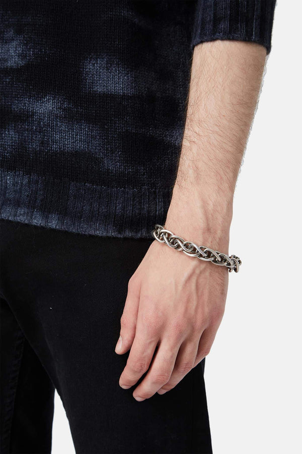 Bracelet à effet usé en argent Goti di Goti