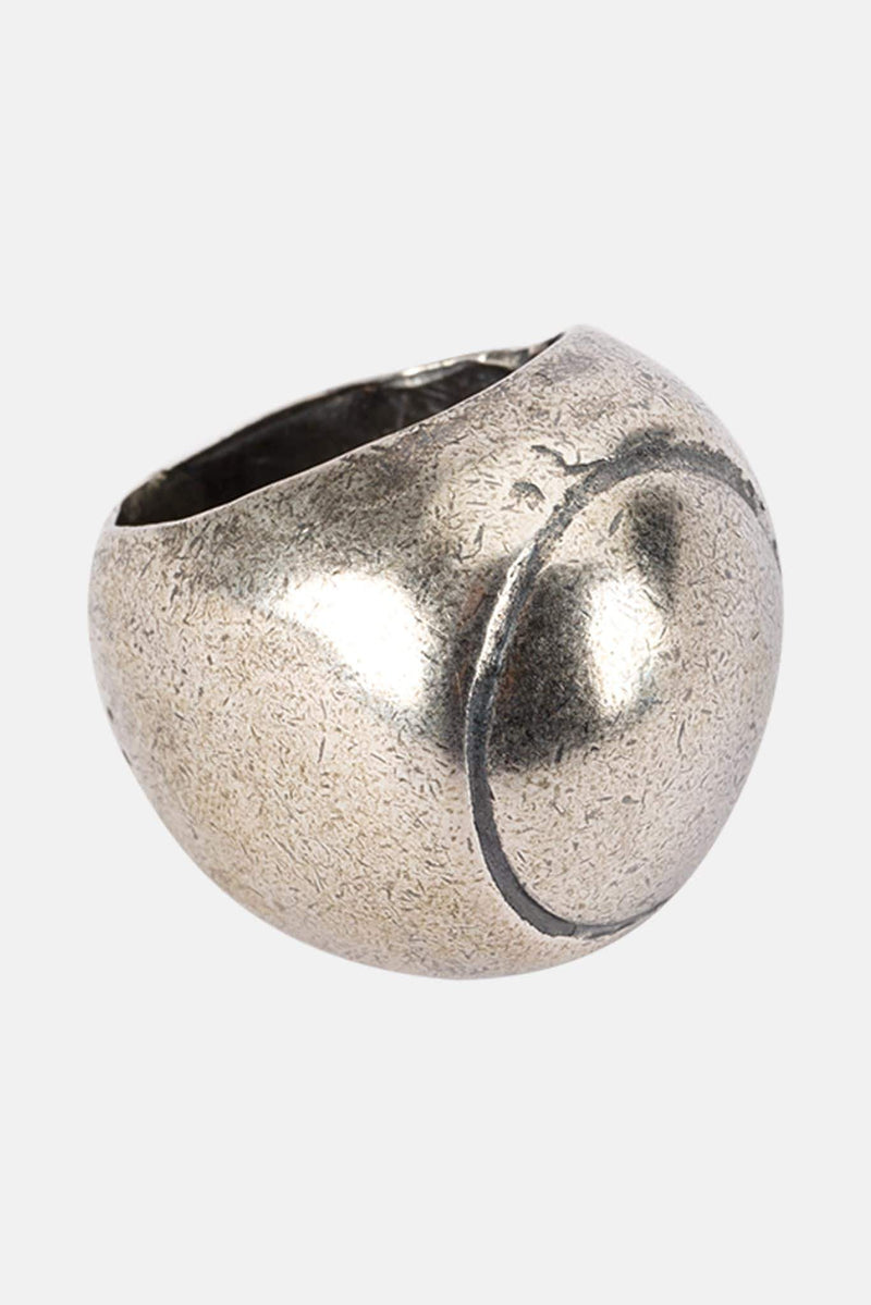 Bague à effet usé en argent Goti di Goti