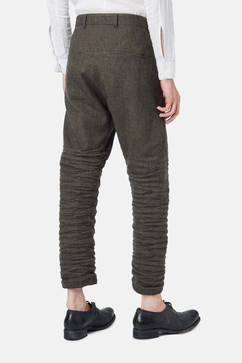 Pantalon en laine gris Layer-0