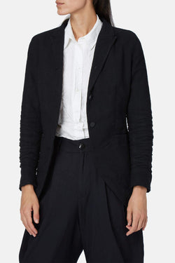 Veste en laine noire Layer-0