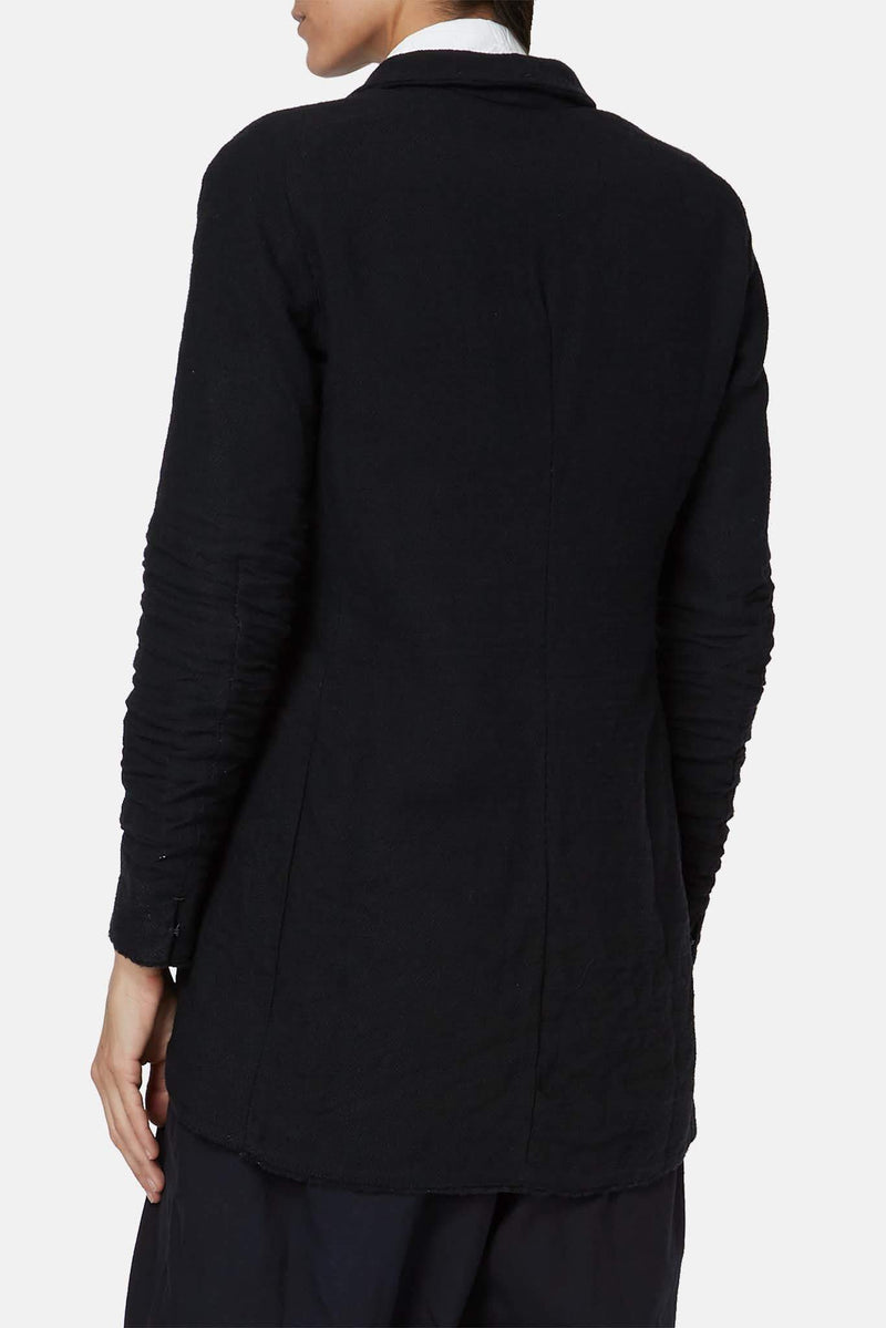 Veste en laine noire Layer-0