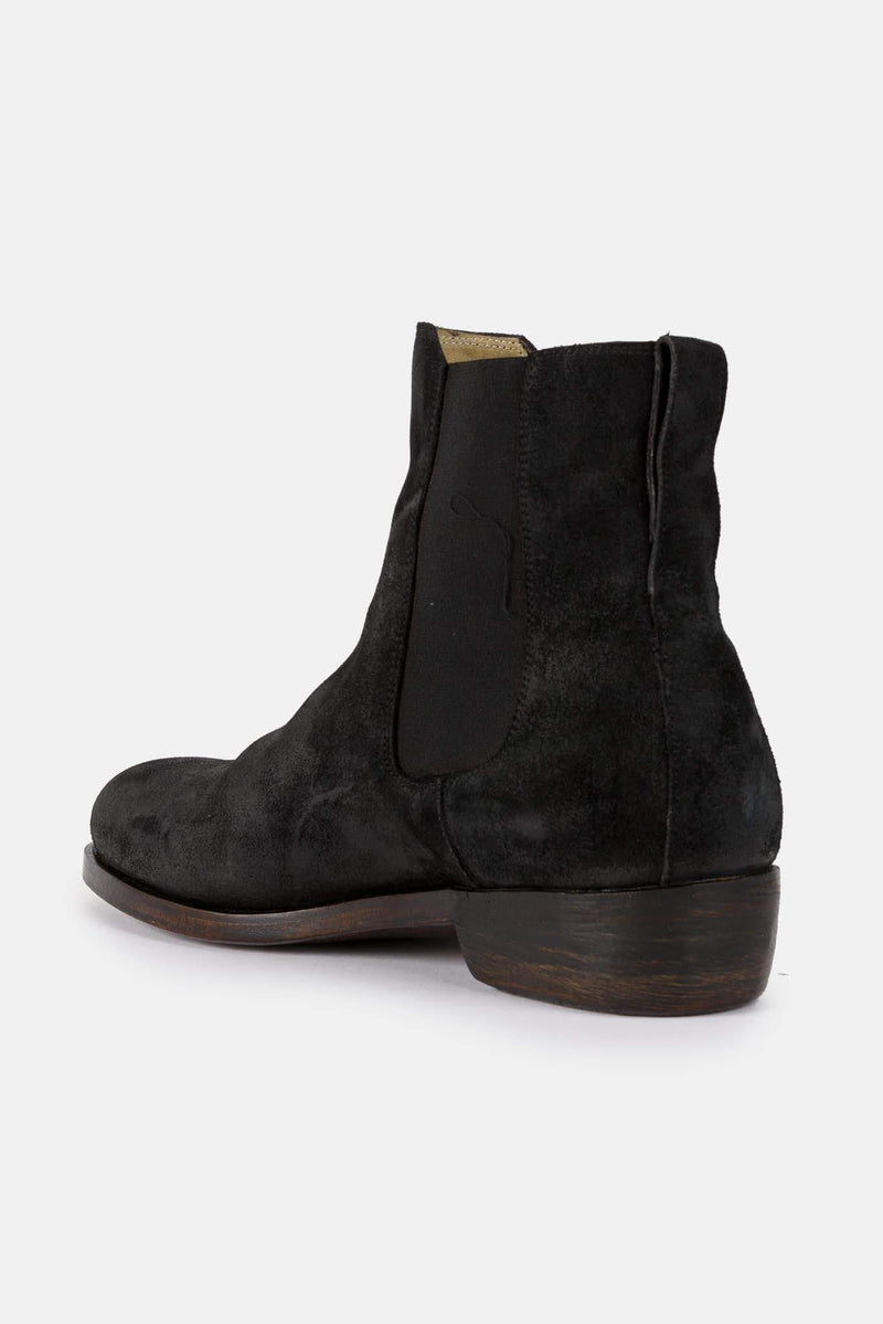 Bottes en cuir noires AJMONE