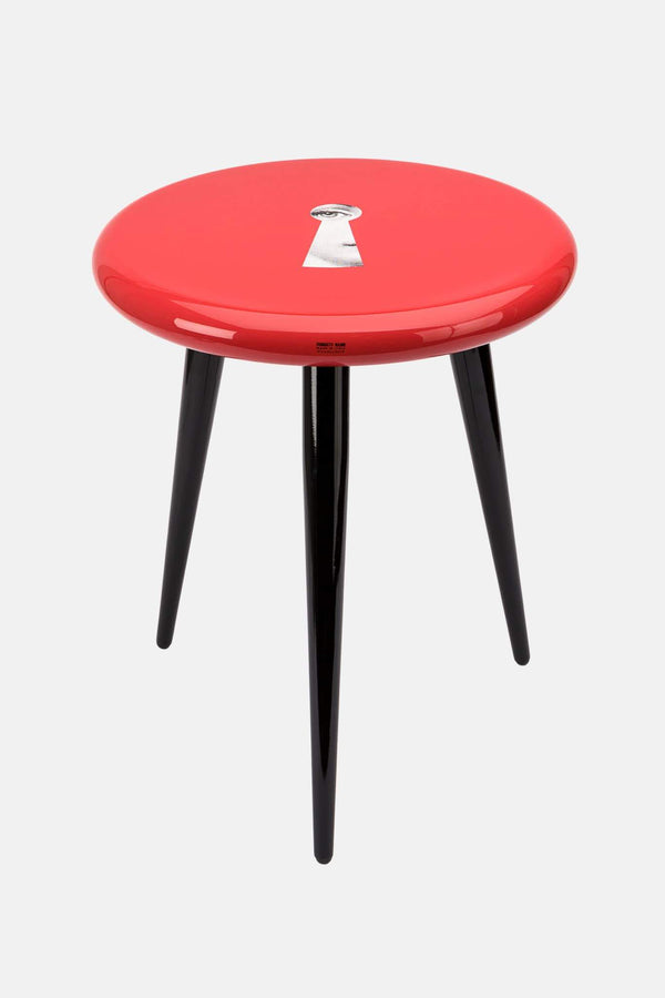 Tabouret Serratura - rouge Fornasetti