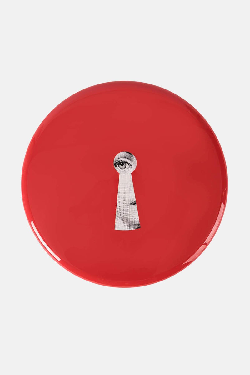 Tabouret Serratura - rouge Fornasetti