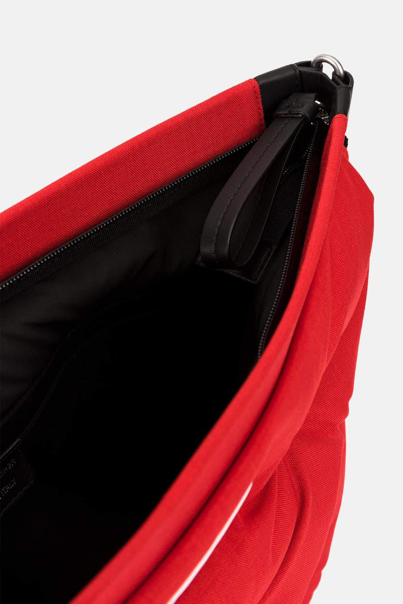 Sac effet matelassé rouge Maison Margiela