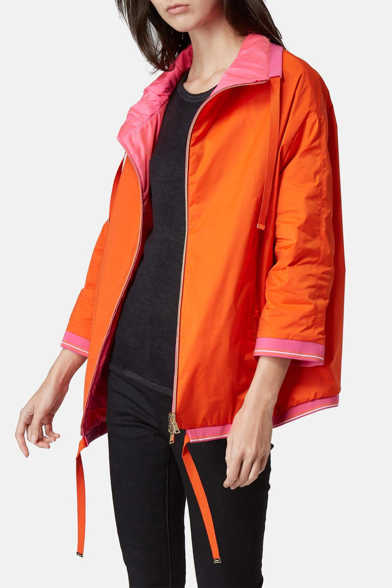 Veste en tissu technique orange Herno