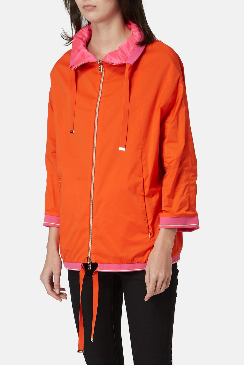 Veste en tissu technique orange Herno