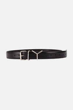 Ceinture en cuir noire Y/Project