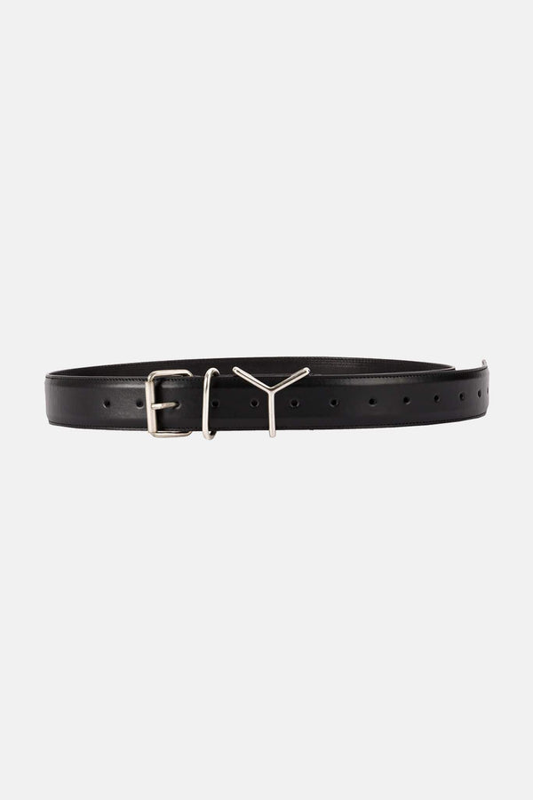 Ceinture en cuir noire Y/Project