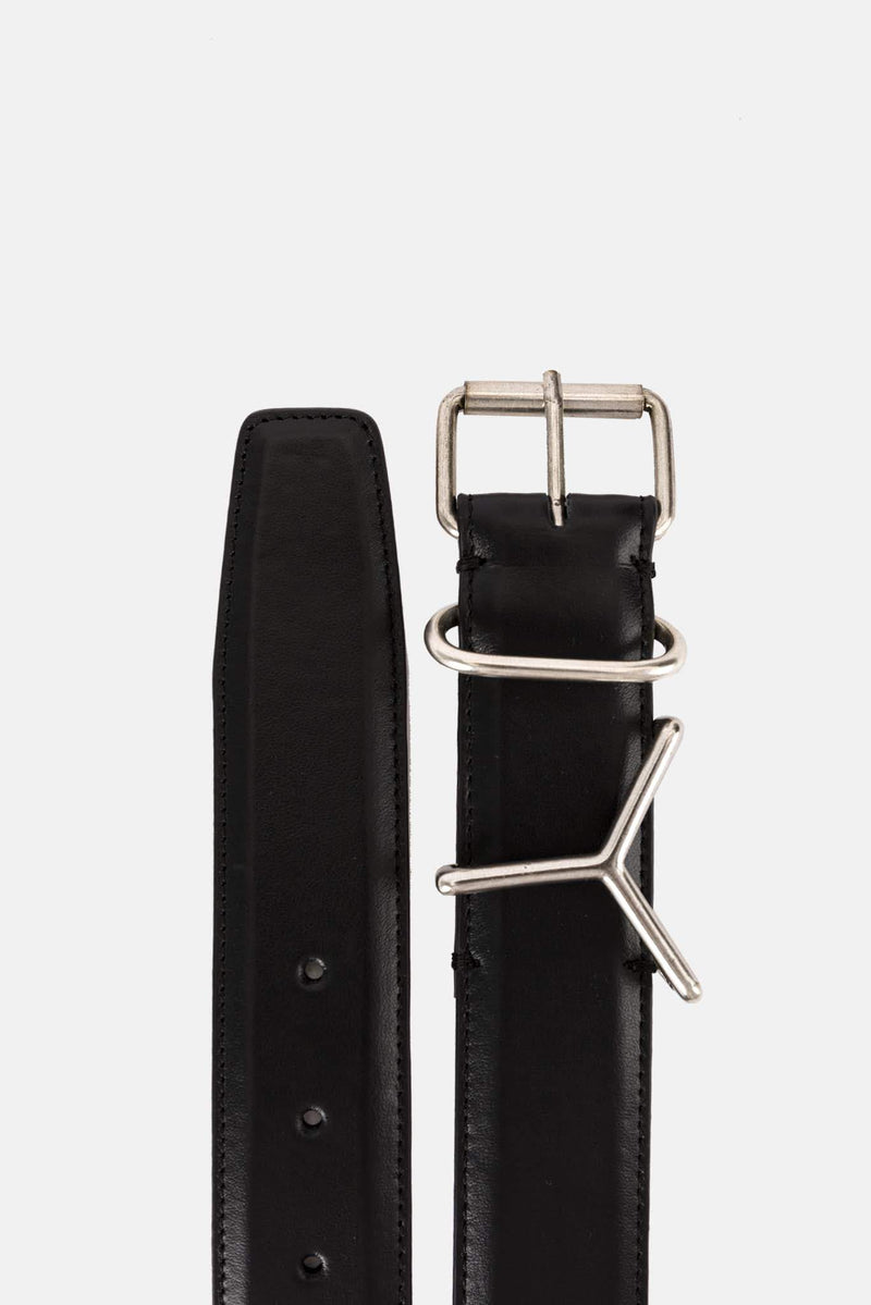 Ceinture en cuir noire Y/Project