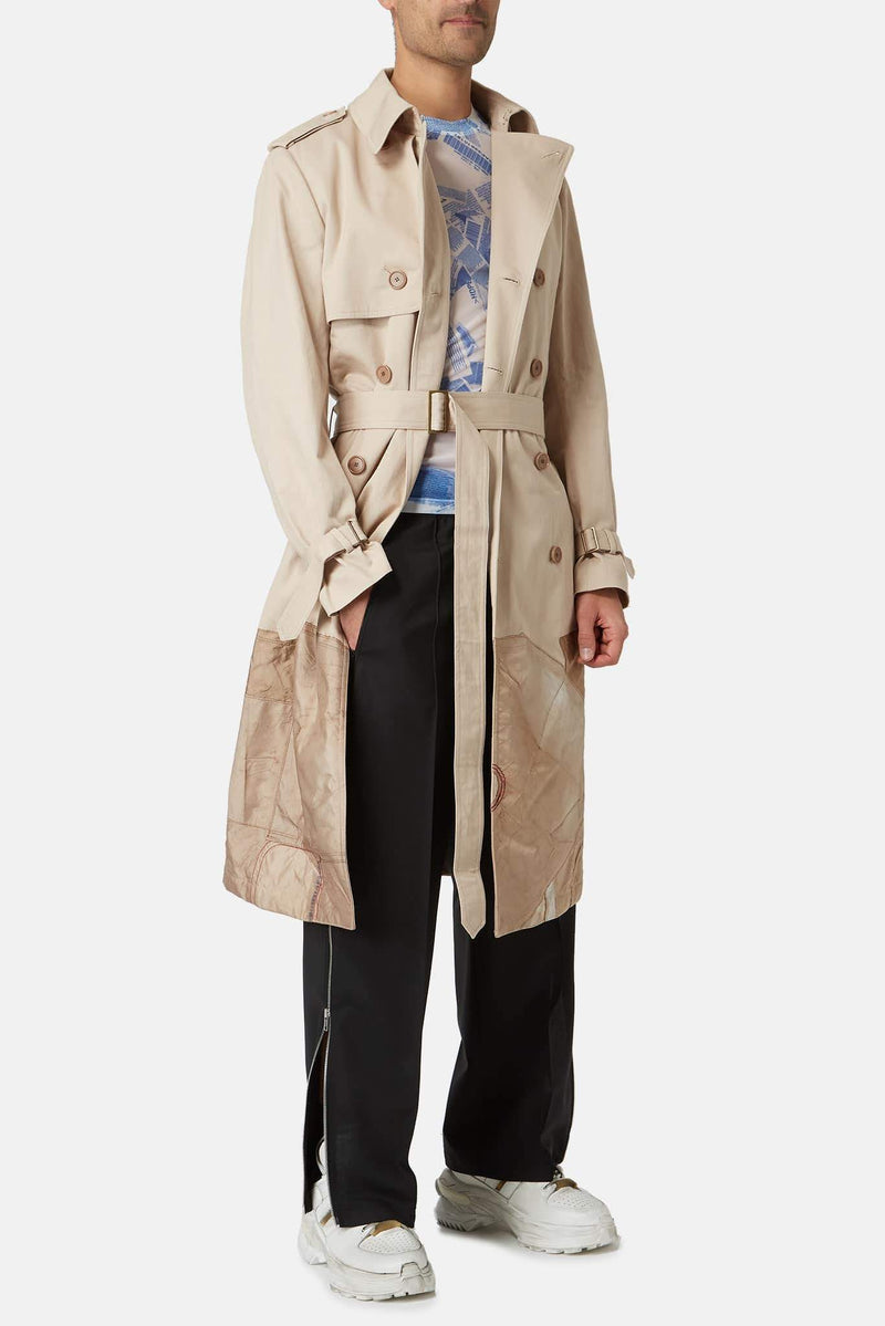 Trench en coton mélangé beige Kanghyuk