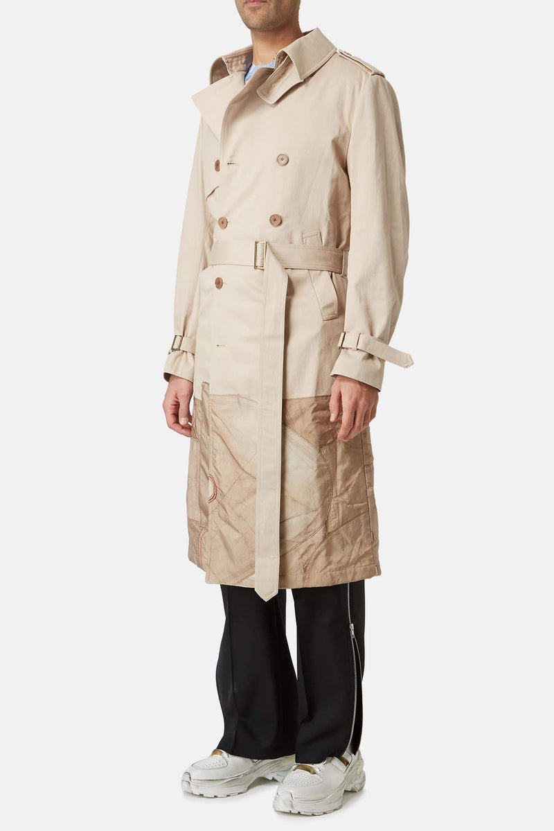 Trench en coton mélangé beige Kanghyuk