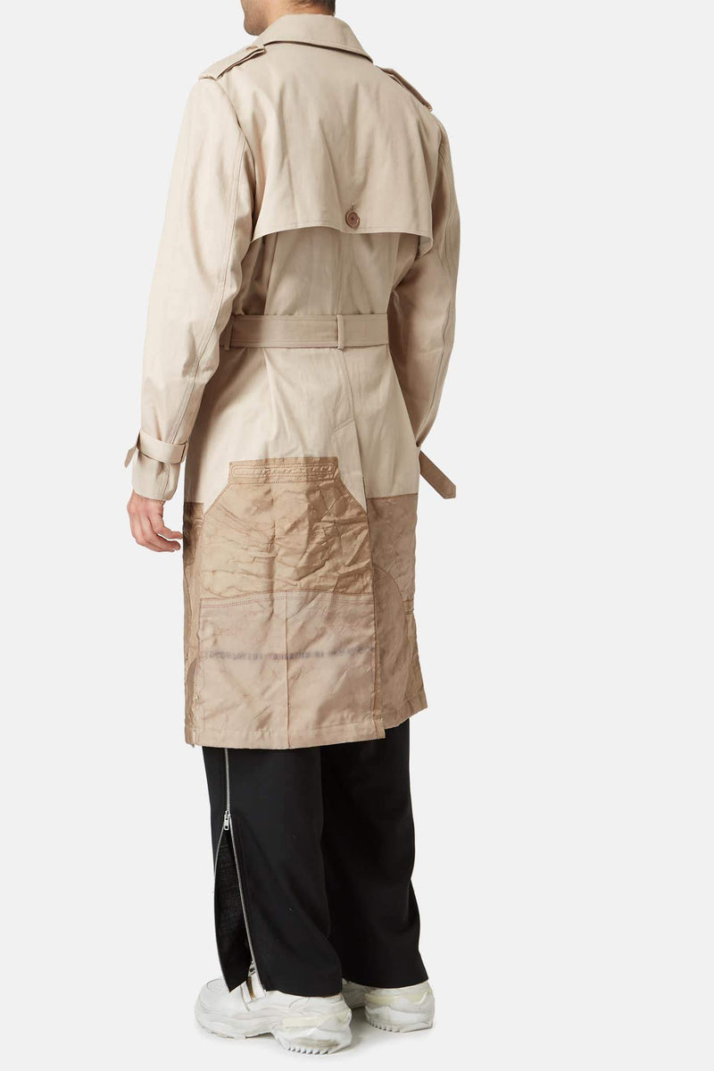 Trench en coton mélangé beige Kanghyuk