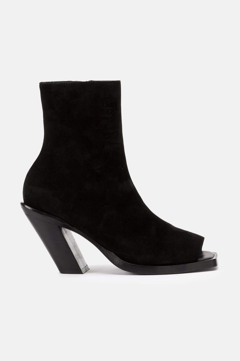 Bottines en cuir noires Ann Demeulemeester