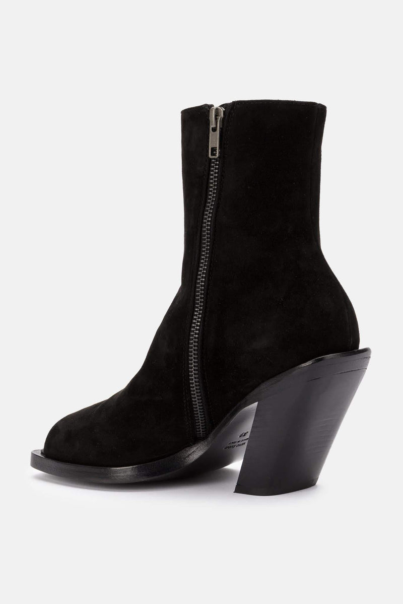 Bottines en cuir noires Ann Demeulemeester