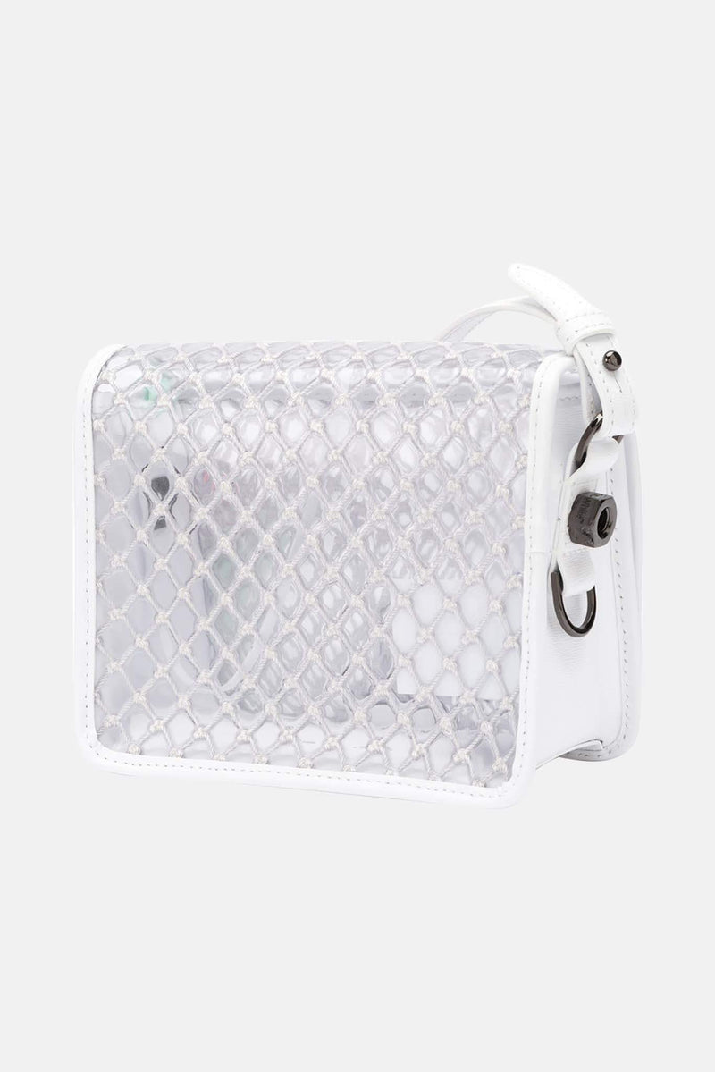 Sac à main transparent "Binder Clip" Off-White