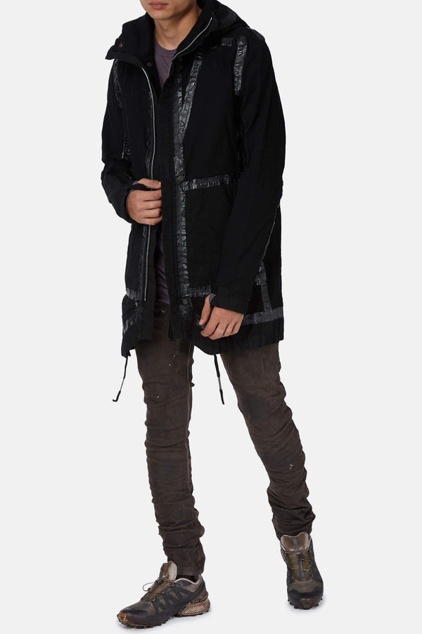 Pantalon en coton marron Boris Bidjan Saberi