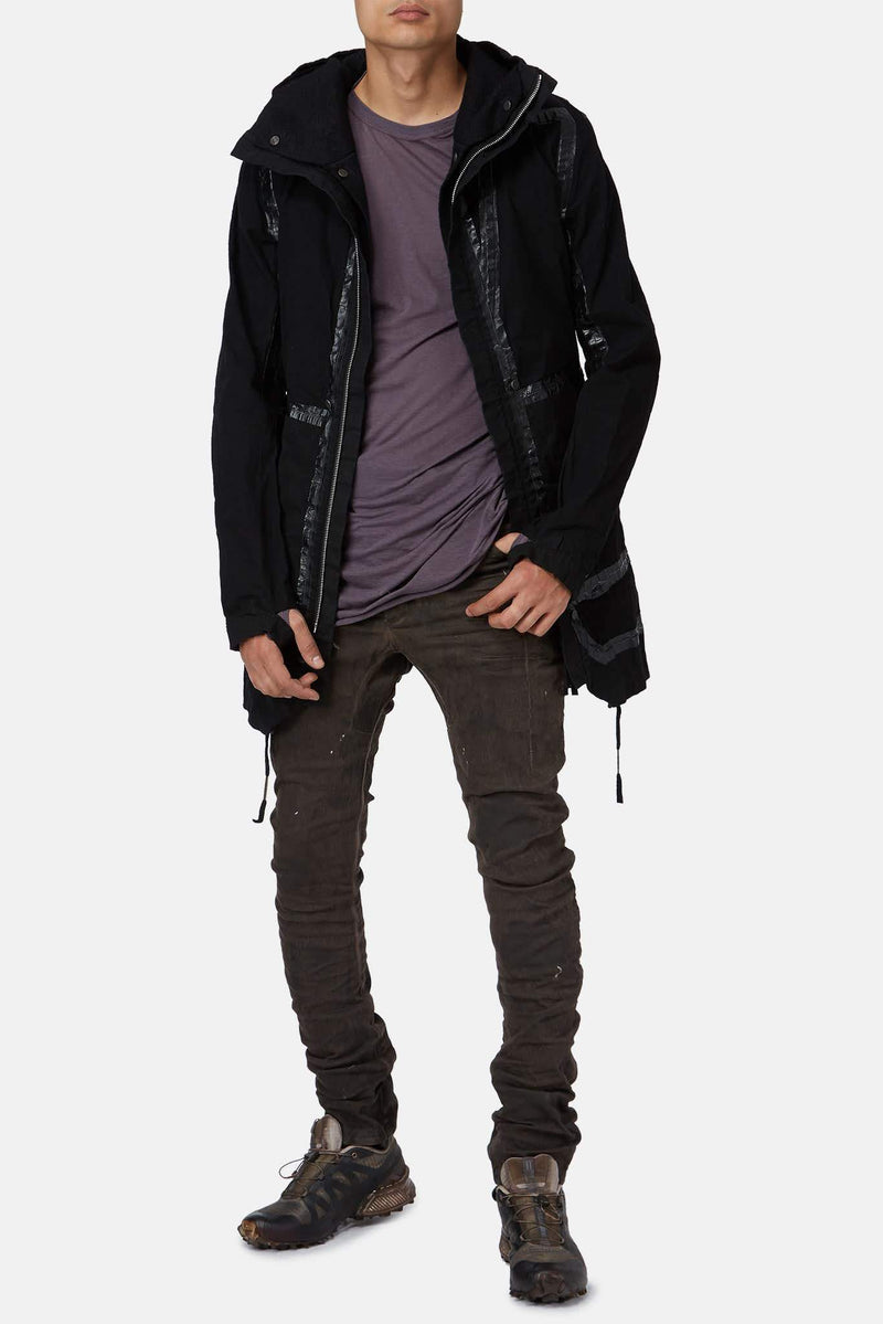 Pantalon en coton marron Boris Bidjan Saberi