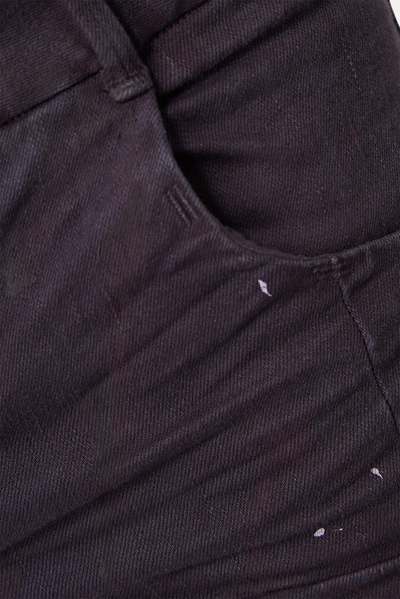 Pantalon plissé en coton violet Boris Bidjan Saberi