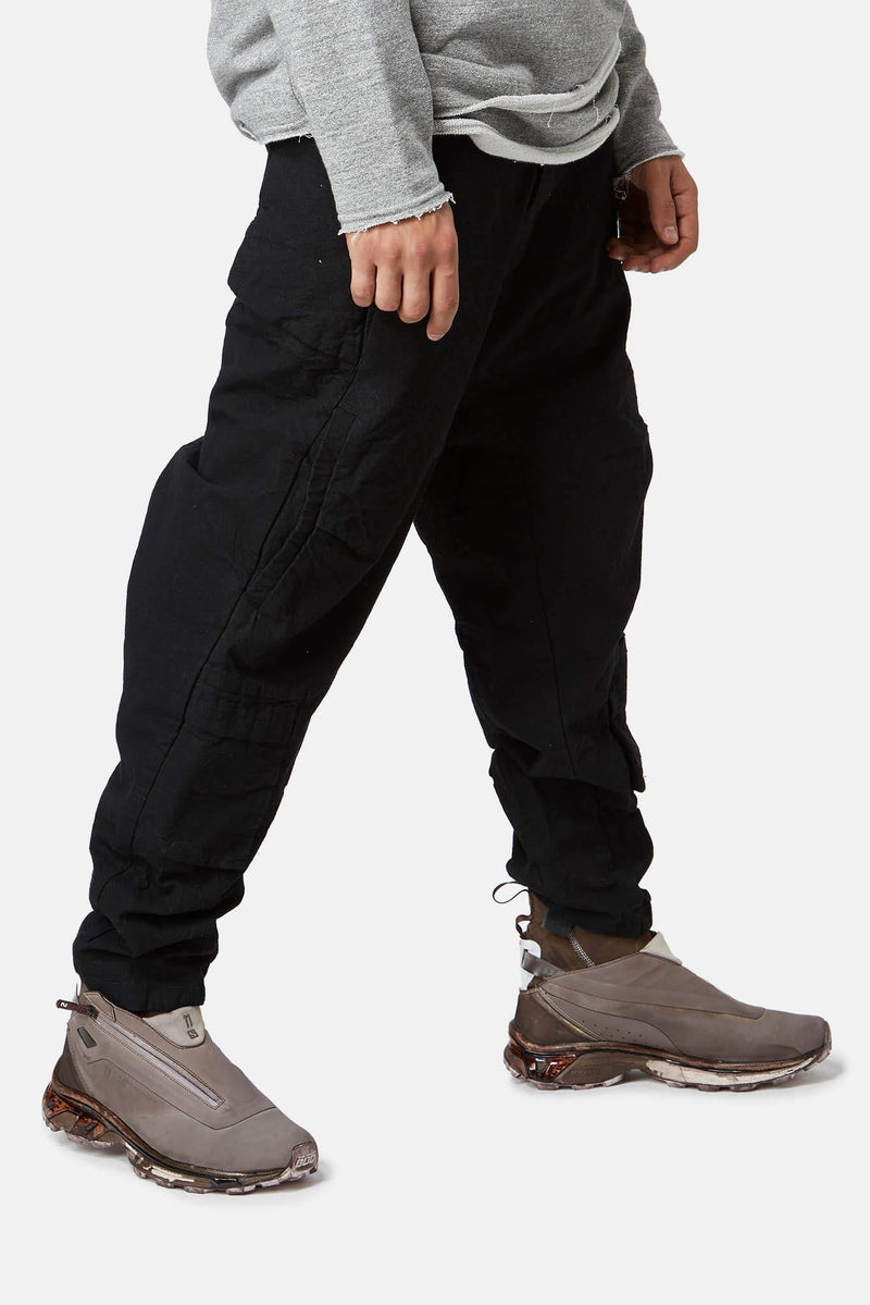 Pantalon en coton noir Boris Bidjan Saberi