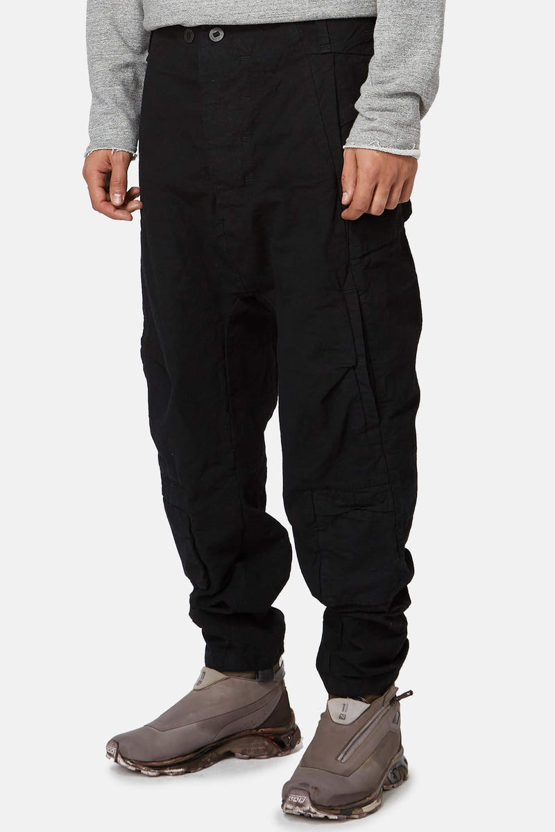 Pantalon en coton noir Boris Bidjan Saberi