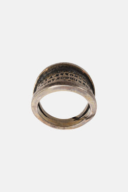 Bague gravée en argent Tobias Wistisen