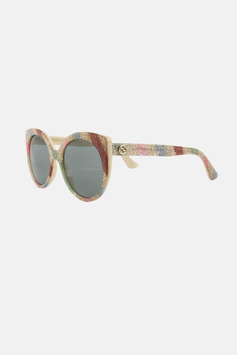 Lunettes de soleil en acétate multicolores Gucci