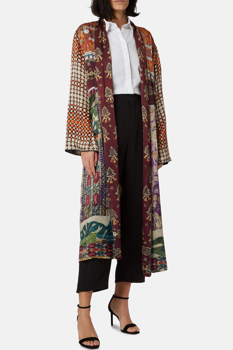 Kimono imprimé multicolore Urban Bokja