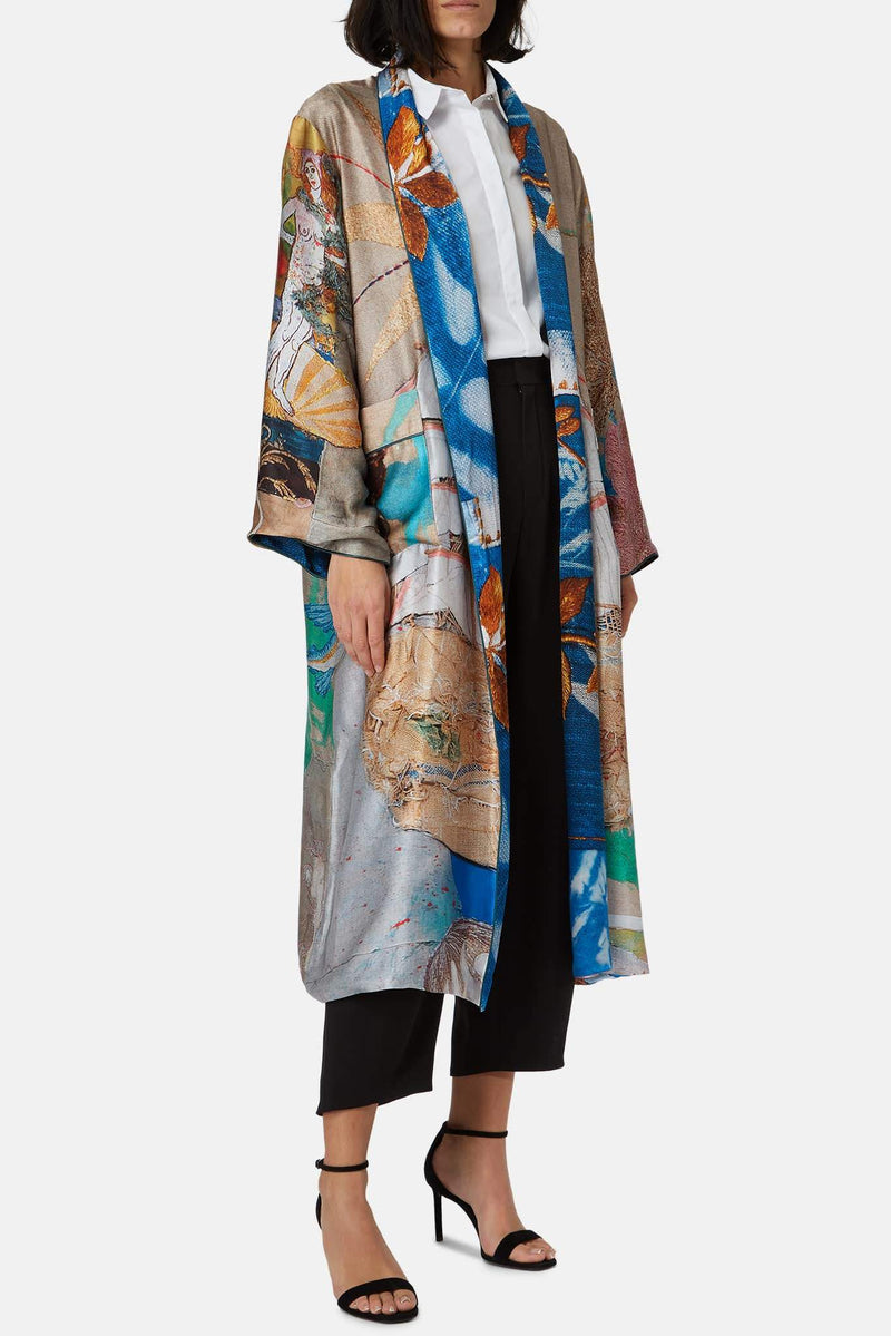 Kimono imprimé multicolore Urban Bokja