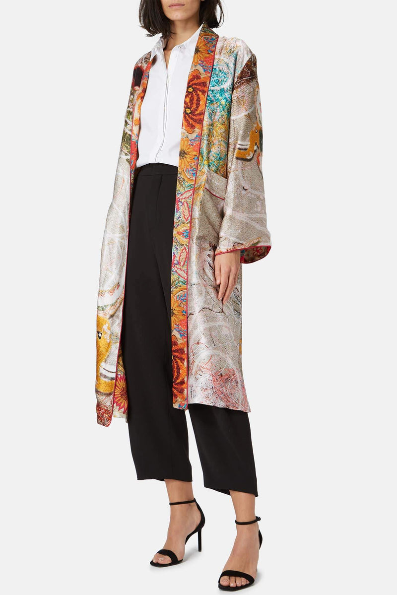 Kimono imprimé multicolore Urban Bokja