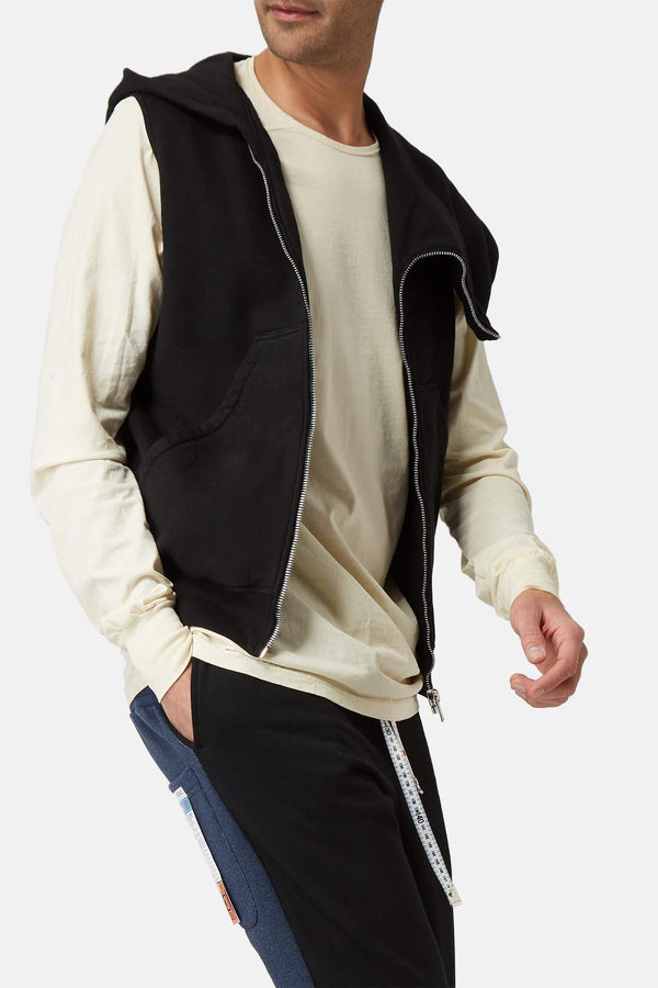 Hoodie en coton noir Rick Owens