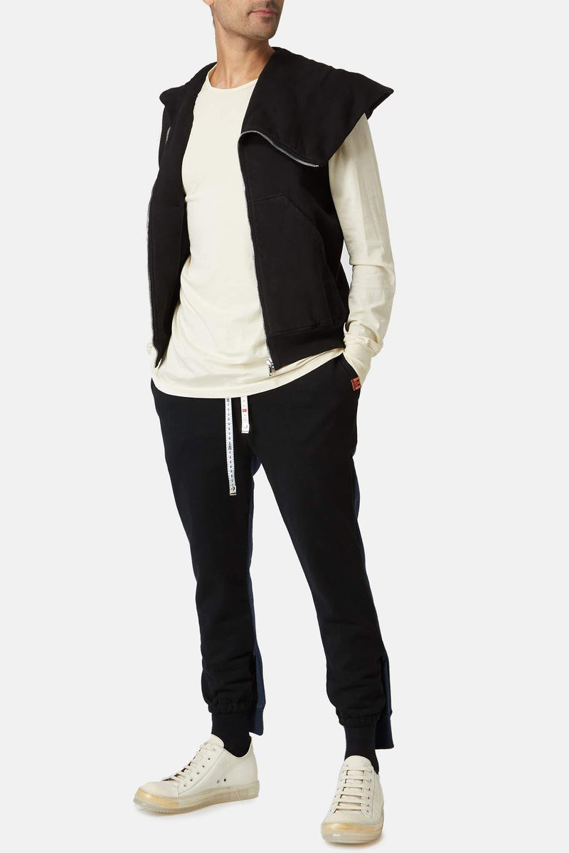 Hoodie en coton noir Rick Owens