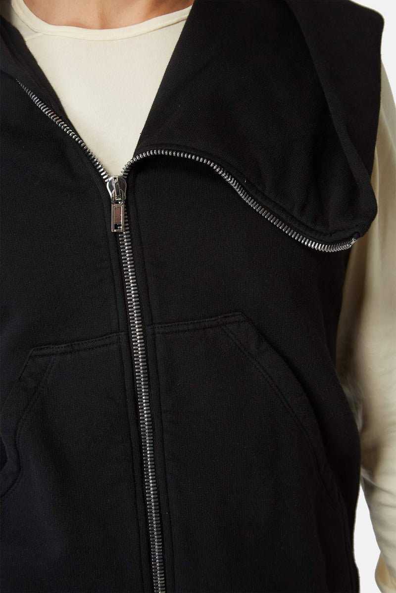 Hoodie en coton noir Rick Owens